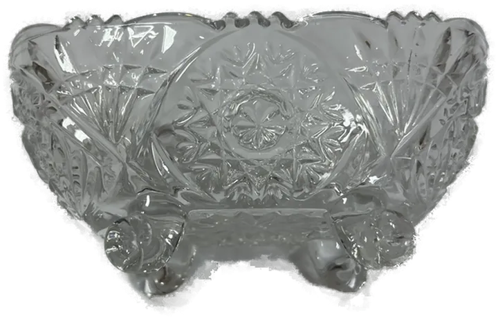 Süßigkeitenschale Glas ovel 15 cm lang - Bild 1