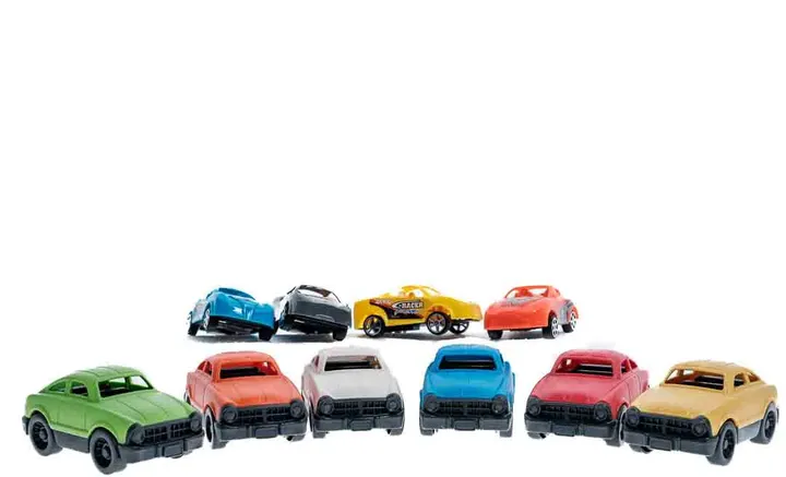 10 Spielzeugautos - Bild 1