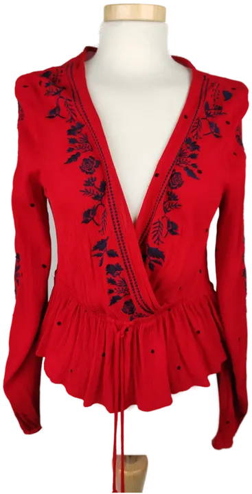 H&M Damenbluse rot- 34/XS - Bild 1