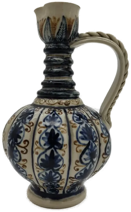 Vintage Krug Keramik handbemalt - H/21 cm - Bild 1