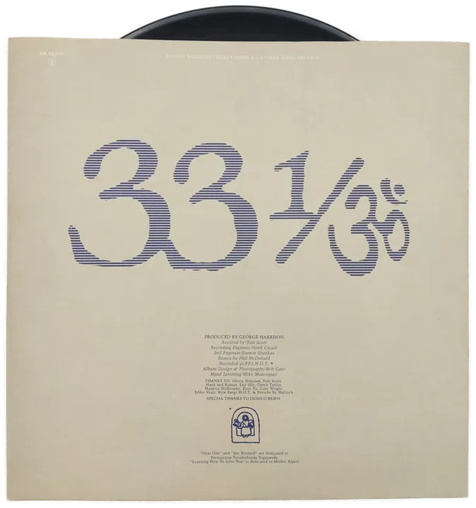 Vinyl LP - George Harrison - Thirty Three & 1/3 - Bild 4