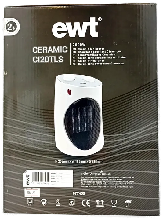 ewt CERAMIC C120TLS - Keramik Heizlüfter (OVP) - Bild 1