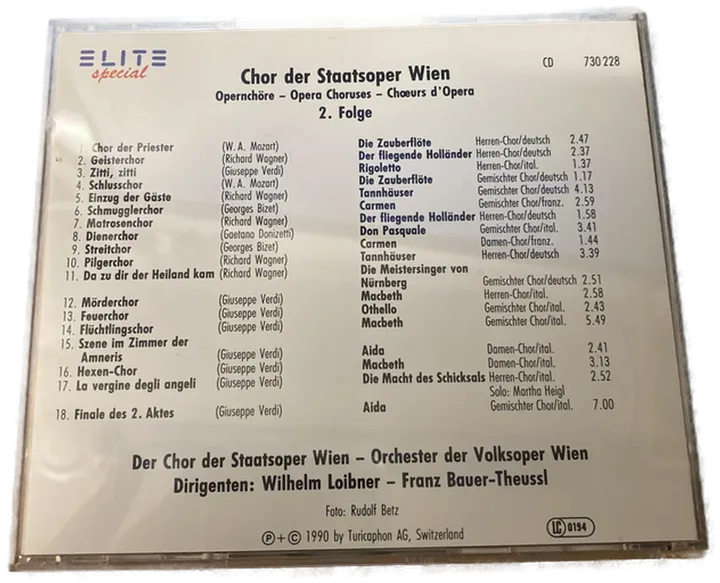 Chor der Staatsoper Wien - CD - Bild 2