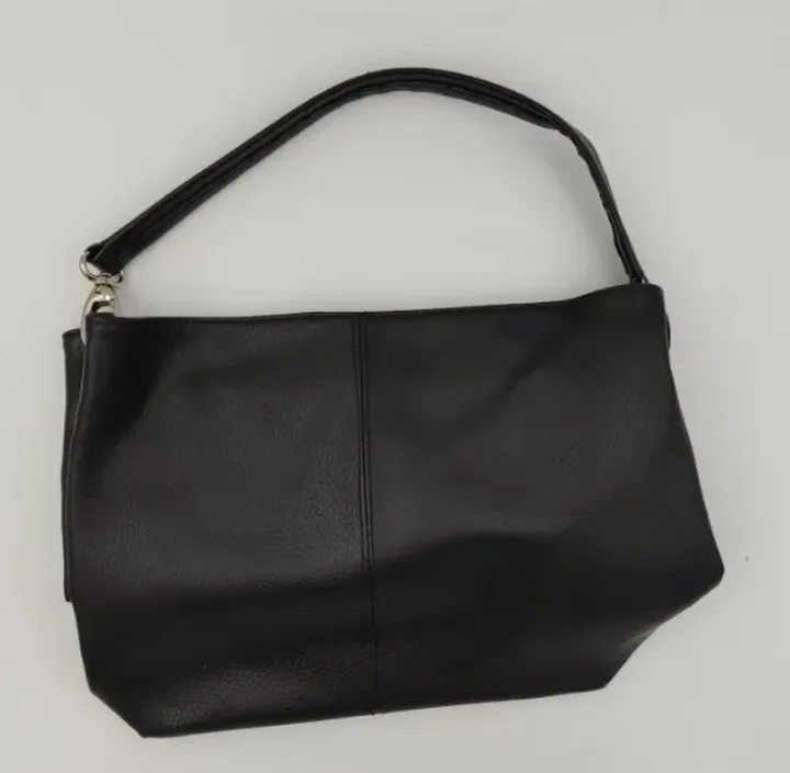 Damen Handtasche in Lederoptik schwarz  - Bild 1