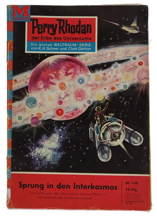 Romanheft Perry Rhodan Sprung in den Interkosmos Erstauflage Nr.148 - Bild 2