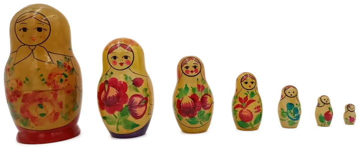 Babuschka/Matroschka - russische Puppen 7 teilig - Bild 5