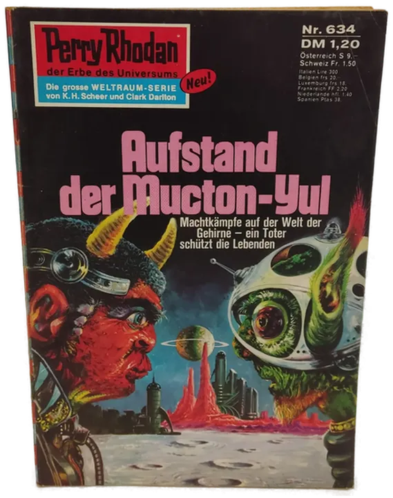  Romanheft Perry Rhodan Aufstand der Mucton-Yul Erstauflage Nr.634 - Bild 1