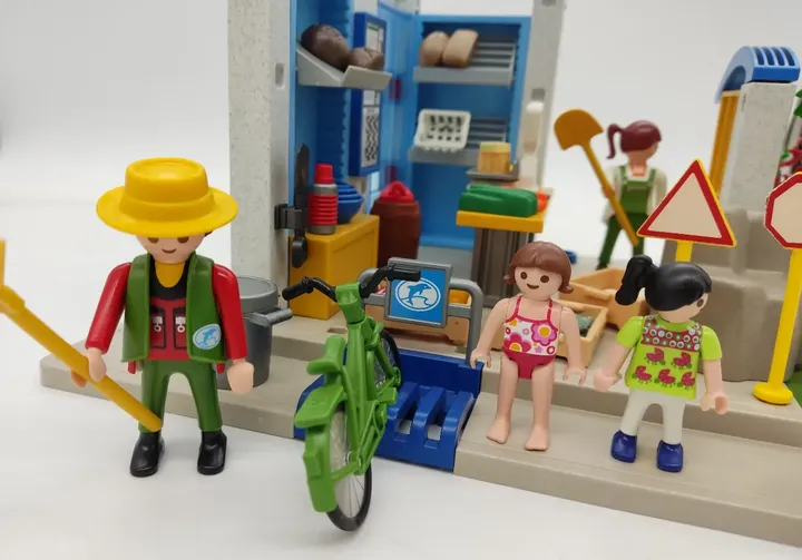 Playmobil Zoowärterhaus mit Affengehege + 3 Kinder und Kleinteile - Bild 3