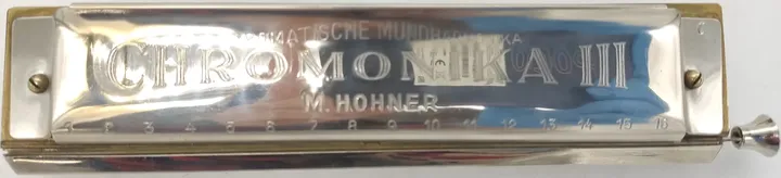 M.Hohner Chronmonika III 280  C  Mundharmonika 16 Kanäle mit Etui - Bild 5