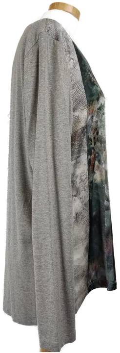 Bonita Damen-Langarmshirt grau mit Print - L/40 - Bild 3