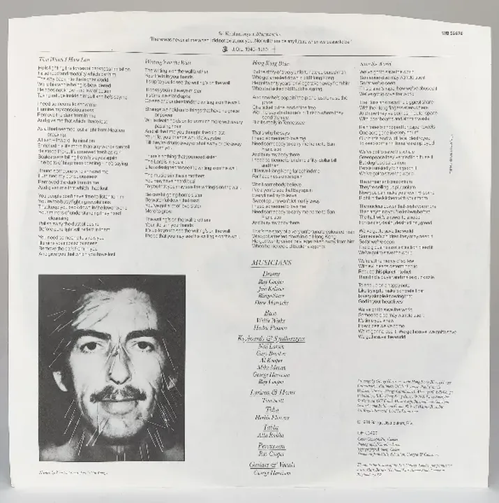 Vinyl LP - George Harrison - Somewhere in England  - Bild 4