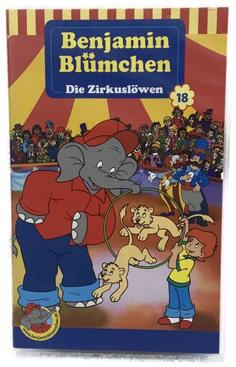 Benjamin Blümchen 18: Die Zirkuslöwen - VHS - Bild 1