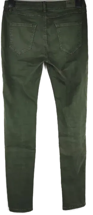 Jeans 'One Love', lang mit Taschen, dunkelgrün, Größe M - Bild 2