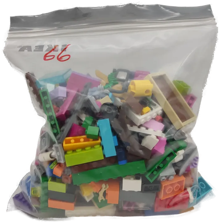 0.5 Kilo Lego Steine gemischt - Bild 4