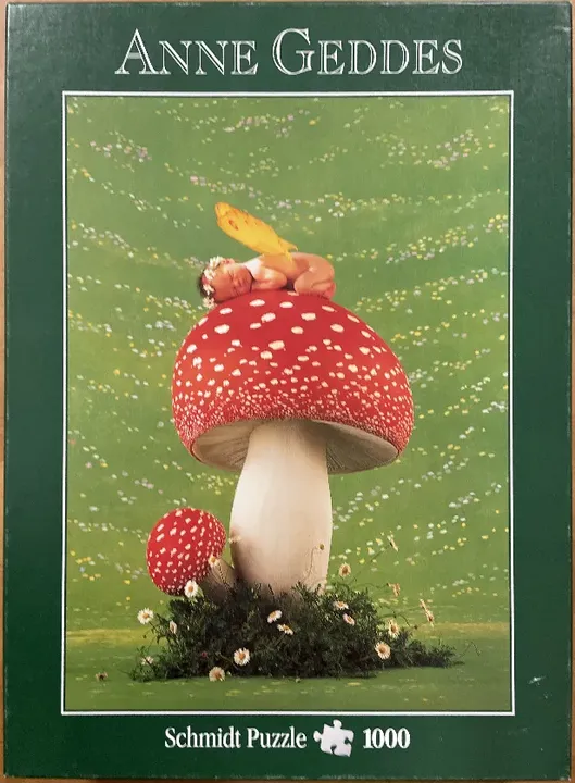 Schmidt - Anne Geddes Puzzle - Pilz, Schmetterling- 1000 Teile - Bild 1