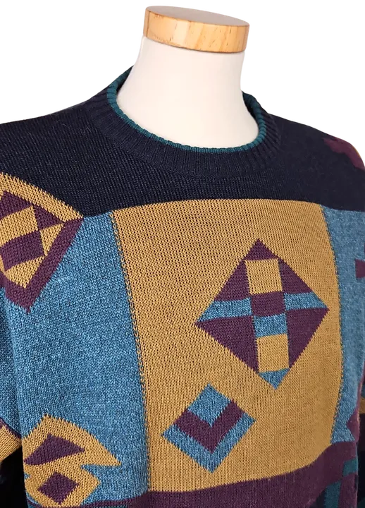 JOCKEY Vintage Herren Strickpullover, multicolor - Gr. M  - Bild 4