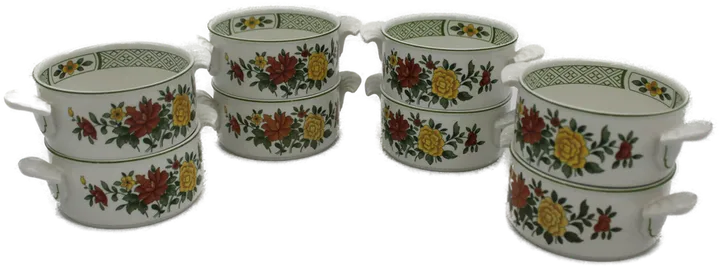 Villeroy & Boc Set Summerday • 10-tlg. bestehend aus 8 Suppentassen - 1 Sauciere - 1 Zuckerdose - Bild 2