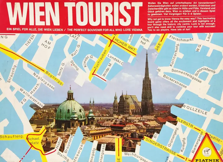 WIEN TOURIST - Vintage Gesellschaftsspiel - Piatnik  - Bild 3