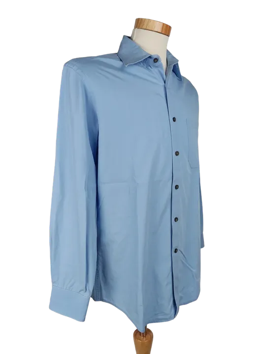 Donna Karan Signature Herren Hemd,  blau - Gr. S - Bild 2