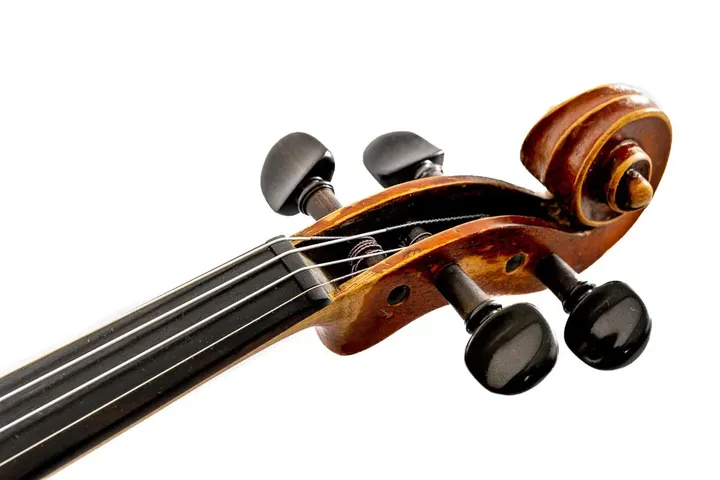 Musikinstrument Antike Vogtländische Manufakturgeige mit Modellbezeichnung ca. 1900 - Geige - Violine - Bild 5