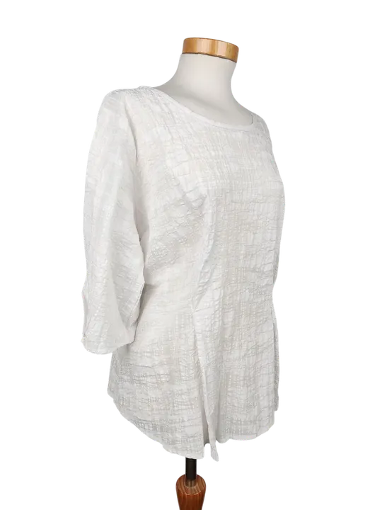 Zeitlos by Luana Damen Bluse, weiß - Gr. M  - Bild 3