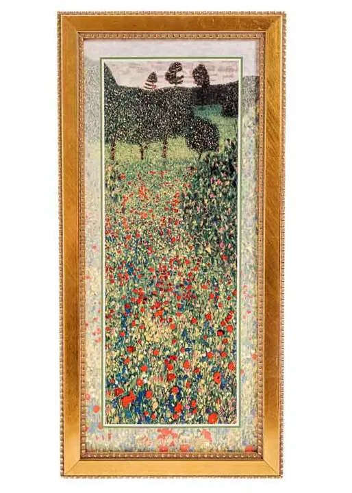 Gustav Klimt Mohnfeld 