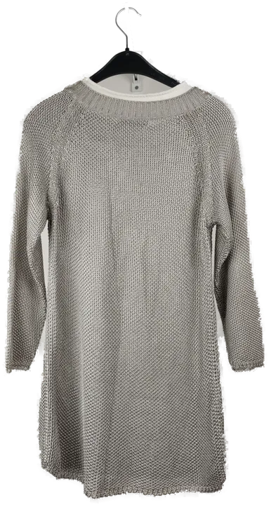 Esteve Damenstrickpullover silber- weiß - 44/XXL - Bild 2