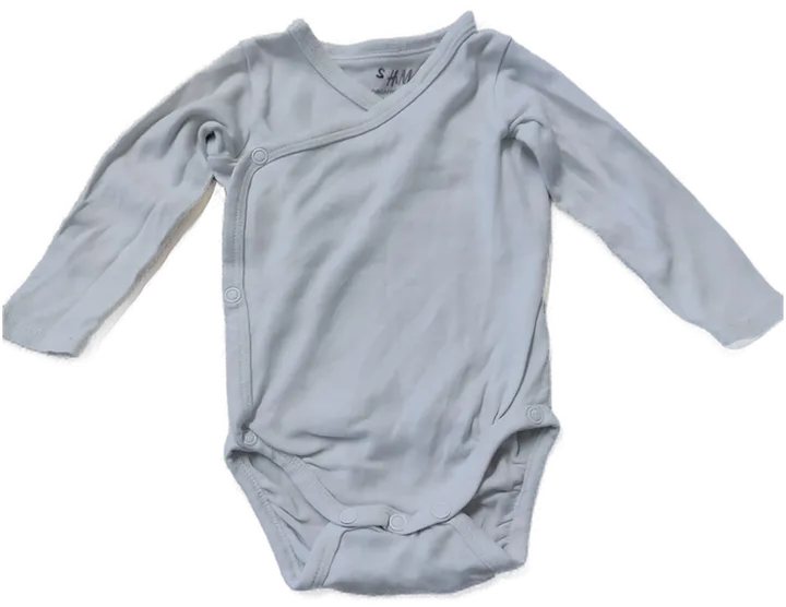 Baby Langarmbody H&M , Weiß ,Größe 62 mit Druckknöpfe - Bild 1