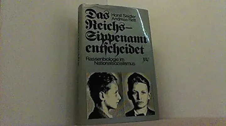 Das Reichssippenamt entscheidet - Horst Seidler,Andreas Rett - Bild 1