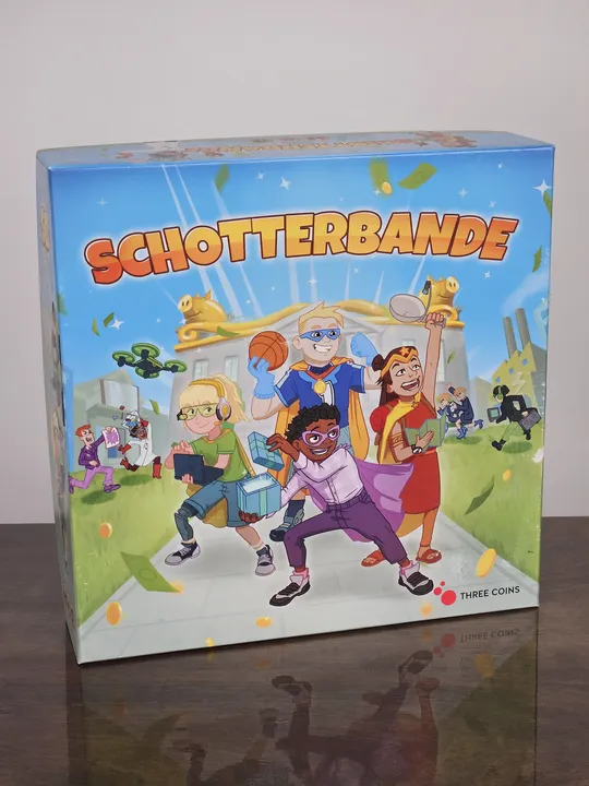 SCHOTTERBAND - Gesellschaftsspiel - THREE COINS - Bild 1