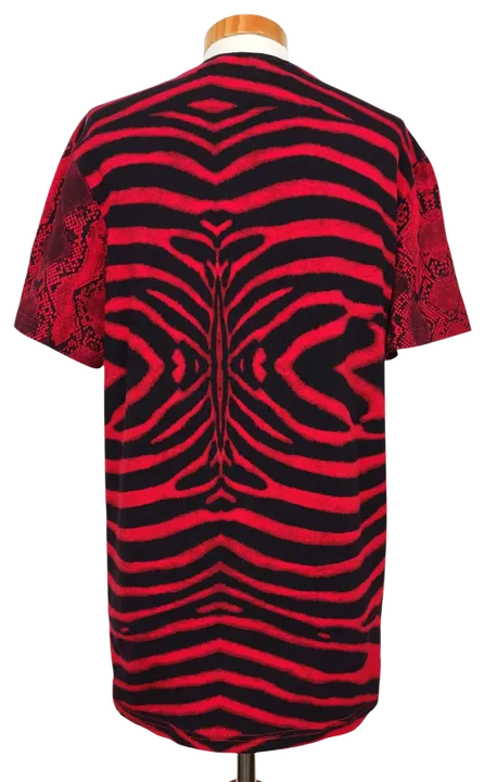 Adidas Damen T-Shirt, rot/schwarz - Gr. S  - Bild 2