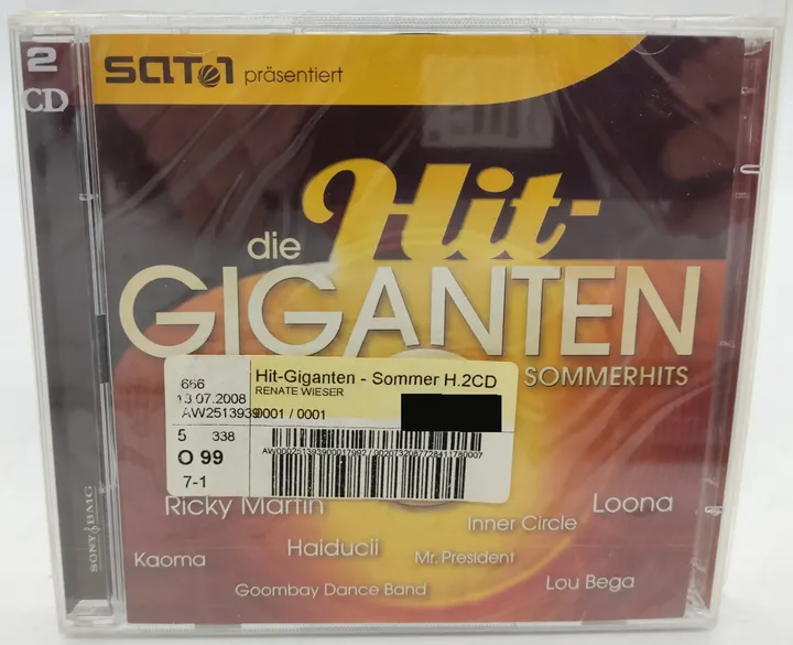 2 CD's die Hit-Giganten Sommerhits - Bild 2