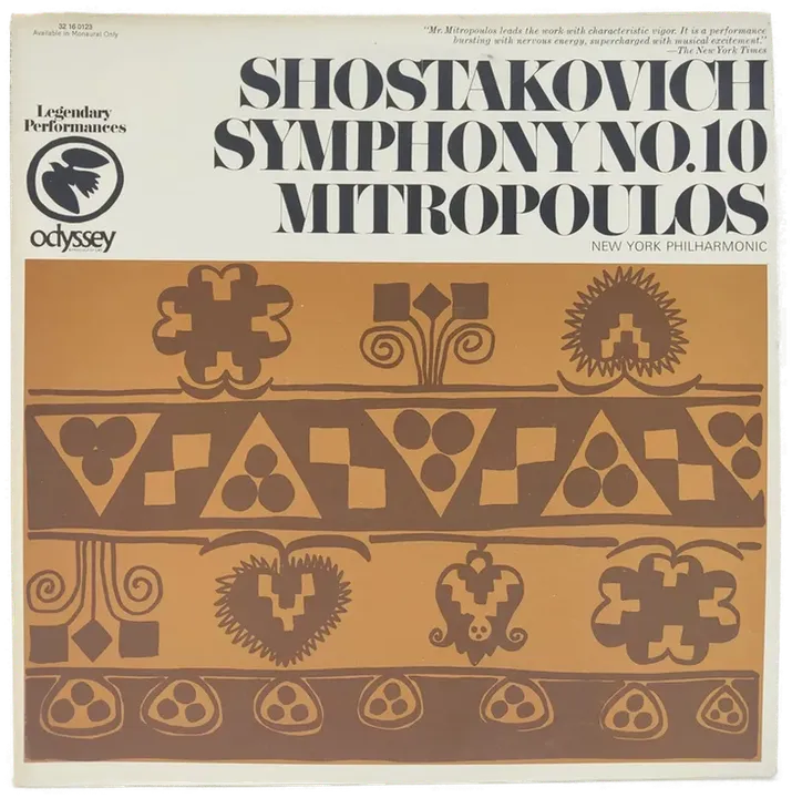 Vinyl LP - Shostakovich - Symphony No. 10 in E Minor op. 93 - Bild 1