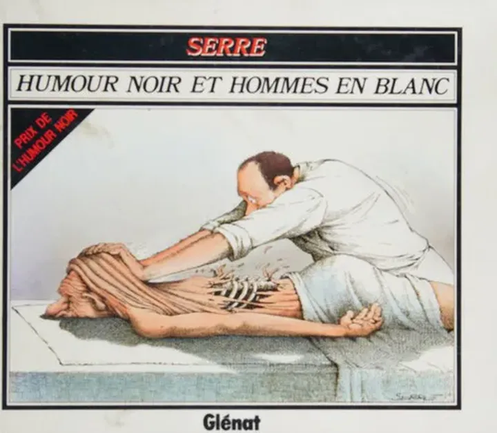 Humour noir et hommes en blanc - Claude Serre - Bild 1