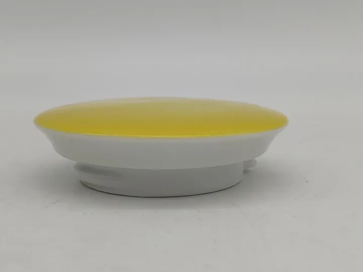 Schwarze Teekanne von ARZBERG mit gelben Deckel & Henkel  - Bild 6