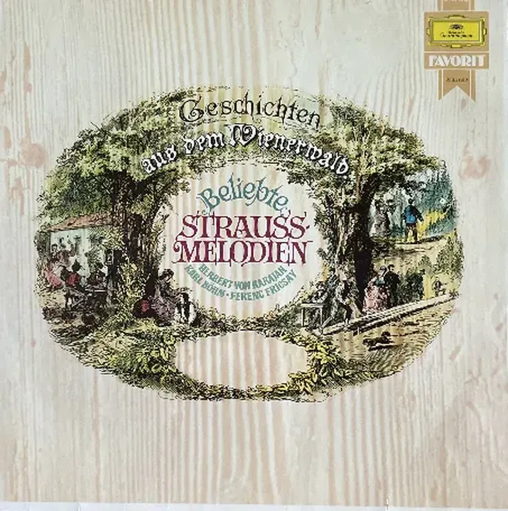 LP Schallplatte - Geschichten aus dem Wienerwald - Beliebte Strauss Melodien - Herbert von Karajan - Karl Böhm - Ferenc Fricsay - Bild 1