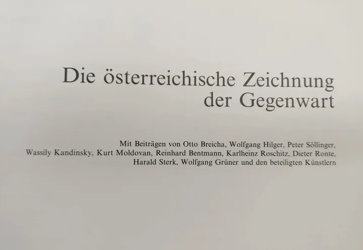 Die österreichische Zeichnung der Gegenwart - Wolfgang Grüner [Hrsg.] - Bild 2