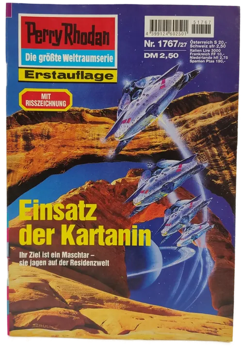 Romanheft Perry Rhodan Einsatz der Kartanin Erstauflage Nr.1767 - Bild 1