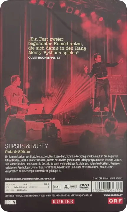 DVD „Stipsits & Rubey – Gott & Söhne“ mit Thomas Stipsits und Manuel Rubey - Bild 2