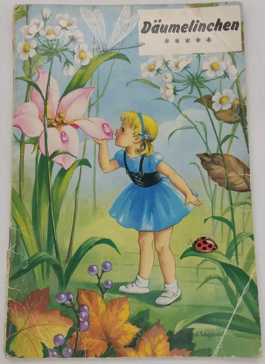 Märchen 4 Stück Vintage-Hefte mit Illustrationen von J. Lagarde aus Belgien 70/80 Jahre - Bild 4