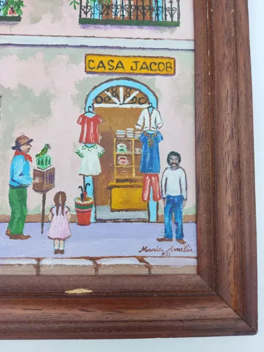 Original Gemälde 'Casa Jacob' von Maria Amélia Americano Leite Reydon  - Bild 2