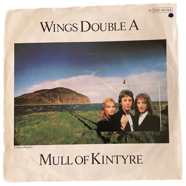 Singles Schallplatte - Wings Double A - Mull of Kintyre; Gilrs School - Bild 2