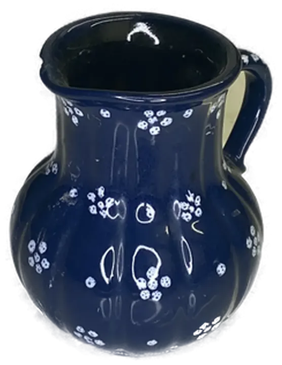 Gmundner Keramik - Kanne klein - Dirndl Blau  - Bild 3