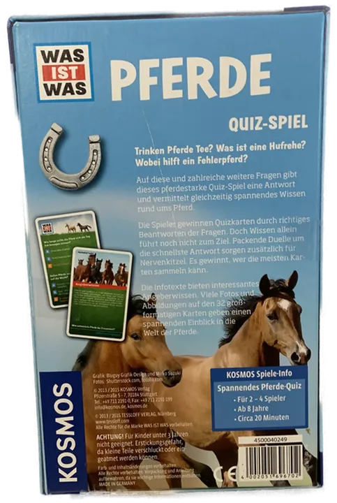 PFERDE Quiz Spiel - Mitbringspiel - Kosmos - Bild 2