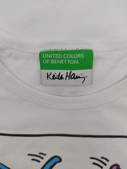 Benetton Kinder Shirt weiß Gr.110 - Bild 3