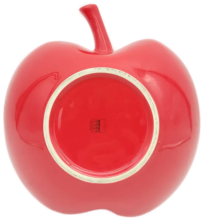 ASA Schüssel in Apfelform rot/ weiss  - Bild 1