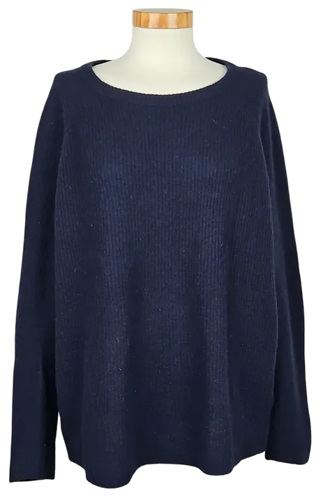 Kaschmir Damen Pullover, marine - Gr. XXL  - Bild 1