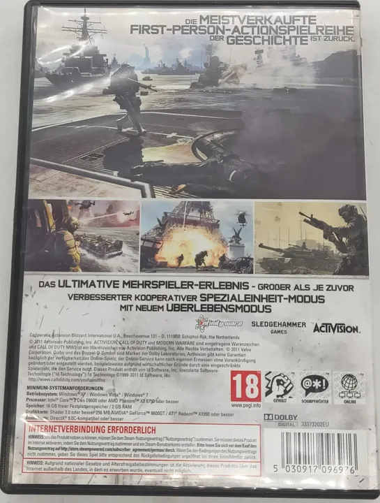 PC Game 2 DVD-ROM Call of Duty MW3 - Bild 3