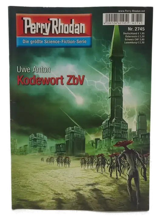  Romanheft Perry Rhodan Kodewort ZbV Erstauflage Nr. 2745 - Bild 1