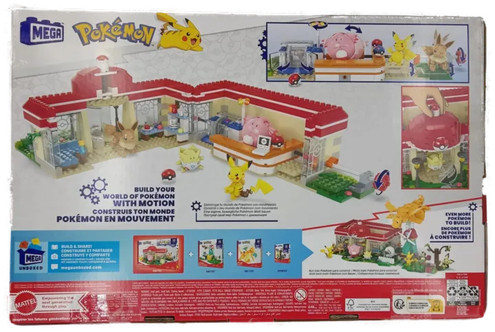 MEGA Pokémon Klemmbausteine Set Pokémon Center, inkl. 5 seltene Pokemon Sammelkarten - Bild 3